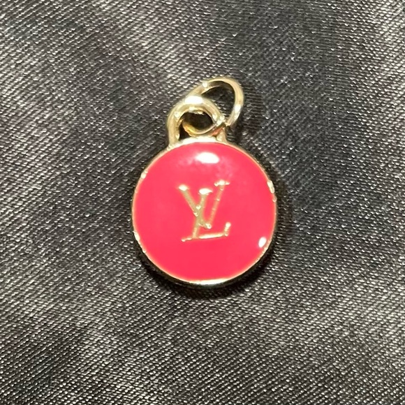 LV Pink and Gold Monogram Fashion Pendant